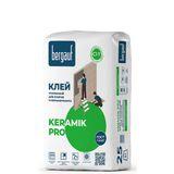 Изображение товара: Клей усиленный для плитки и керамогранита Bergauf (Бергауф) Keramik PRO 25 кг