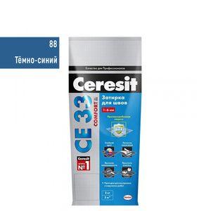 Изображение товара: Затирка для швов Церезит (Ceresit) CE 33 Comfort, темно-синий 2 кг