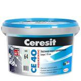 Изображение товара: Затирка эластичная Церезит (Ceresit) CE 40 Aquastatic, мята 2 кг