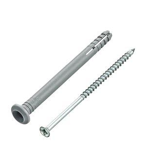 Изображение товара: Дюбель-гвоздь с грибовидным бортиком полипропилен 6x80 мм