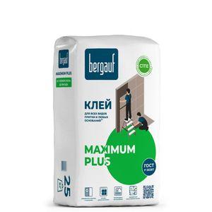 Изображение товара: Клей для всех видов плитки и камня Bergauf (Бергауф) Maximum Plus, 25 кг