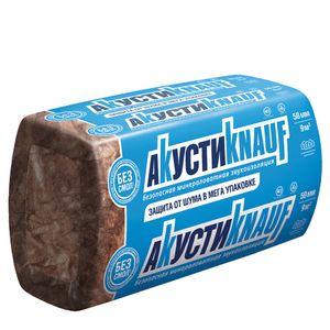 Изображение товара: Утеплитель звукоизолирующий Knauf (КНАУФ) Акустик 1230x610x50 мм 16 шт