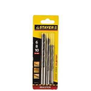 Изображение товара: Набор сверел по дереву (6-10 мм; 3 шт.) Stayer 2942-Н3_01