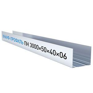Изображение товара: Профиль направляющий ПН Knauf (Кнауф) 50х40мм 3м 0,60мм
