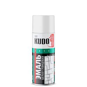 Изображение товара: Эмаль аэрозольная Kudo глянцевая, белая 520 мл
