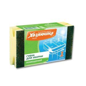 Изображение товара: Губка большая, для уборки помещений 14,5x8,5x4,3 см Хозяюшка Мила 1 шт