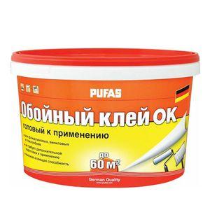 Изображение товара: Клей готовый для флизилиновых, виниловых и стеклообоев Pufas 10 кг