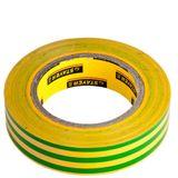 Изображение товара: Изолента Stayer Master, желто-зелёная, ПВХ, 180 мкм, 15 мм х 10 м 12292-S-15-10