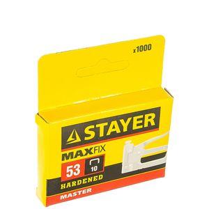 Изображение товара: Скобы Stayer Master, тип 53, красные, 10 мм, 1000 шт 3159-10_z01
