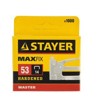 Изображение товара: Скобы Stayer Master, тип 53, красные, 14 мм, 1000 шт 3159-14_z01