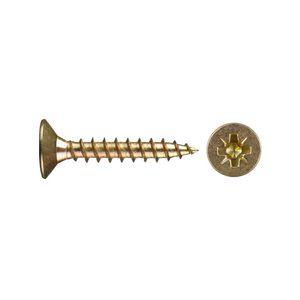 Изображение товара: Саморезы универсальные желтые SWFS ШУЖ 3,5x50 мм