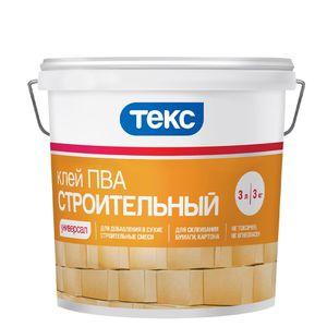 Изображение товара: Клей ПВА строительный Текс Универсал 3 кг