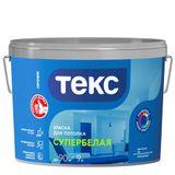 Изображение товара: Краска в/д для потолков Текс Профи, белая, база А, 9 л