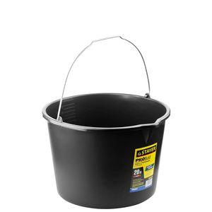 Изображение товара: Ведро строительное пластмассовое, с носиком Stayer Profi 20 л 06083-20