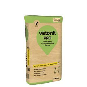 Изображение товара: Шпаклевка суперфинишная Vetonit (Ветонит) PRO (ПРО) 25 кг