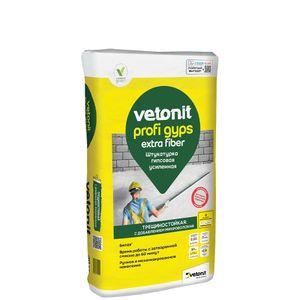 Изображение товара: Штукатурка гипсовая усиленная Vetonit (Ветонит) Profi Gyps (Профи Гипс) 30 кг