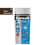 Изображение товара: Затирка для швов Церезит (Ceresit) CE 33 Comfort, темно-коричневый 2 кг