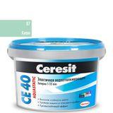 Изображение товара: Затирка эластичная Церезит (Ceresit) CE 40 Aquastatic, киви 2 кг