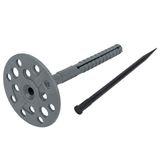 Изображение товара: Дюбель для теплоизоляции 10х120 мм пластиковый гвоздь