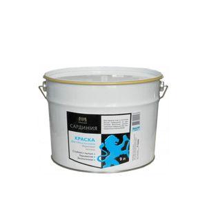 Изображение товара: Краска в/д для стен и потолков Командор Сардиния, белая, база АР, 9 л