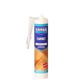 Изображение товара: Герметик по дереву акриловый, KRASS Паркет, тёмный дуб 300 мл