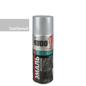 Изображение товара: Эмаль аэрозольная универсальная Kudo металлик, серебряный 520 мл KU-1026