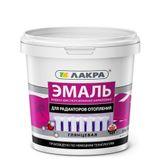 Изображение товара: Эмаль для радиаторов Лакра, белая, глянцевая 0,9 л