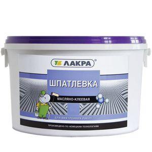 Изображение товара: Шпаклёвка готовая масляно-клеевая Лакра 3 кг